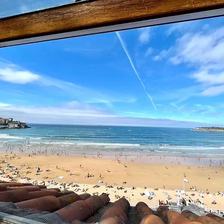 Atico Primera Linea Playa De San Lorenzo *